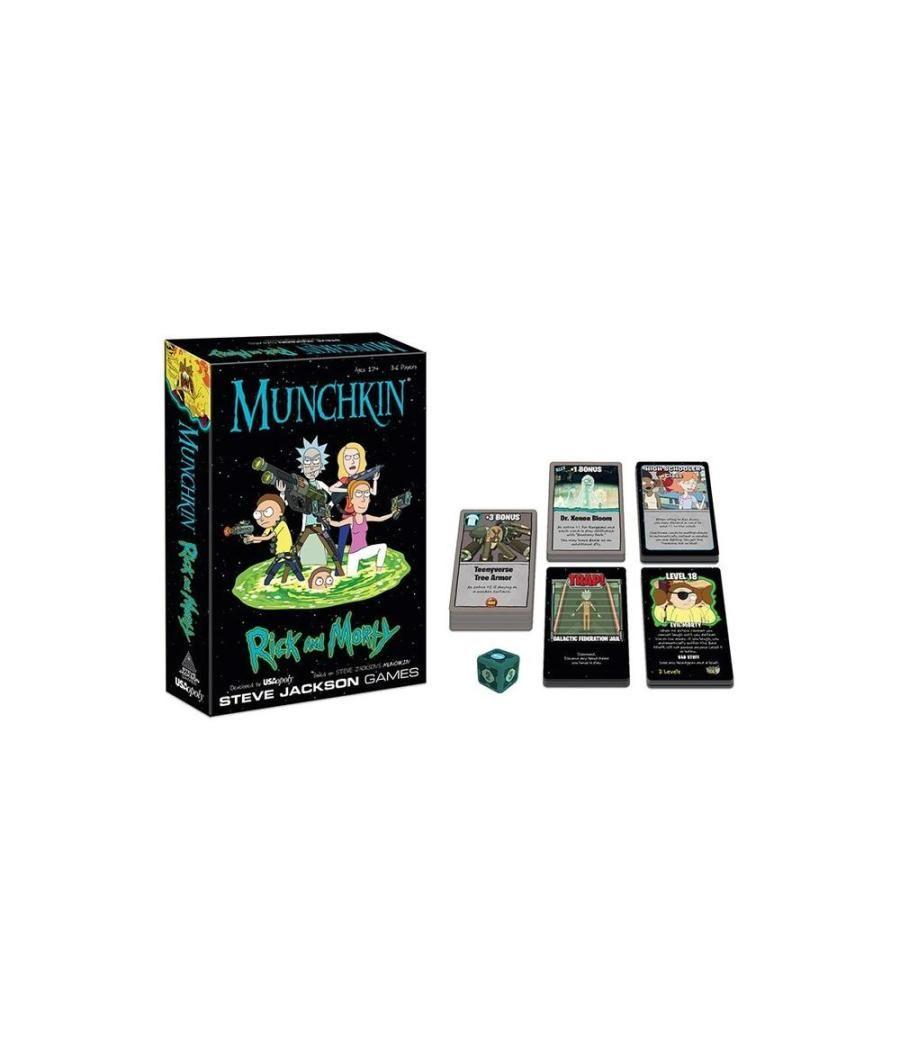 Juego de mesa munchkin rick and morty edad recomendada 17 años idioma ingles