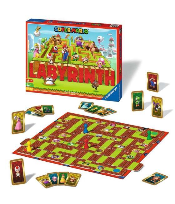 Juego de mesa ravensburger labyrinth super mario