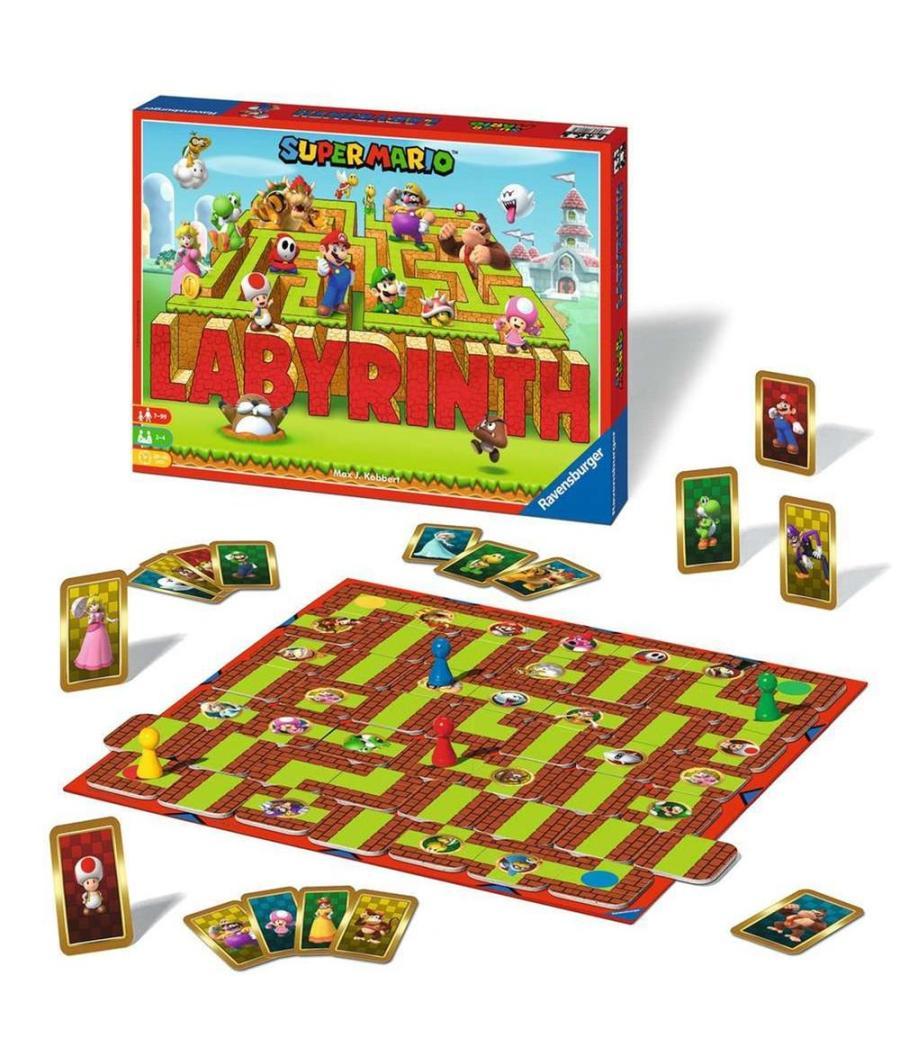 Juego de mesa ravensburger labyrinth super mario