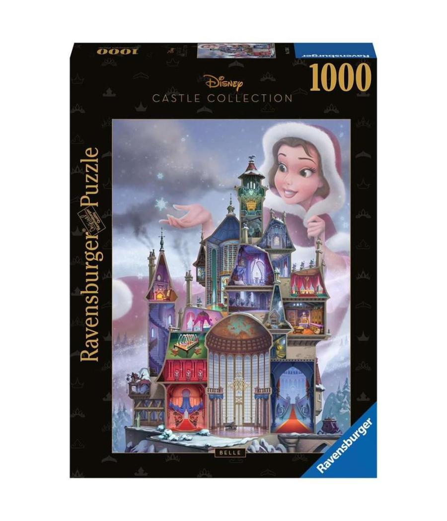 Puzzle ravensburger disney castles - bella 1000 piezas