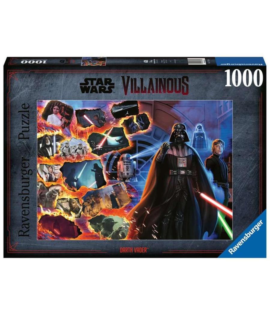 Puzzle ravensburger star wars villainous: darth vader 1000 piezas