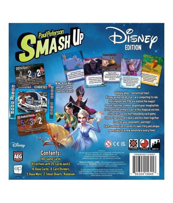 Juego de mesa smash up disney edition edad recomendada 14 años (ingles)