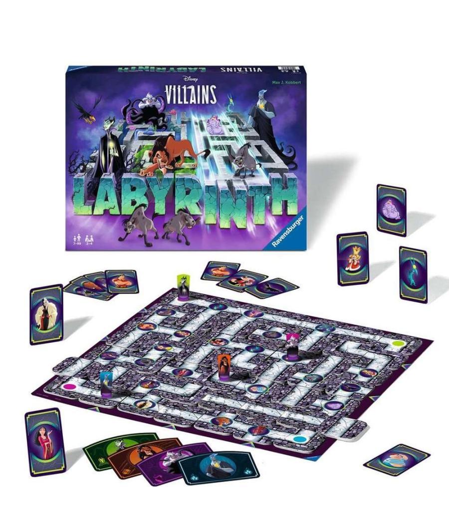 Juego de mesa ravensburger labyrinth disney villains