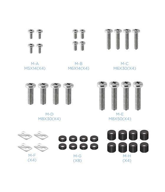 TooQ Soporte de Pared Inclinable para Monitor / TV LCD, Plasma de 60-100, Negro - Imagen 5