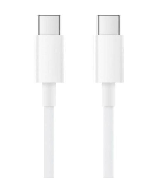 Cable usb 2.0 tipo c xiaomi sjv4108gl/ usb tipo-c macho - usb tipo-c macho/ 1.5m/ blanco