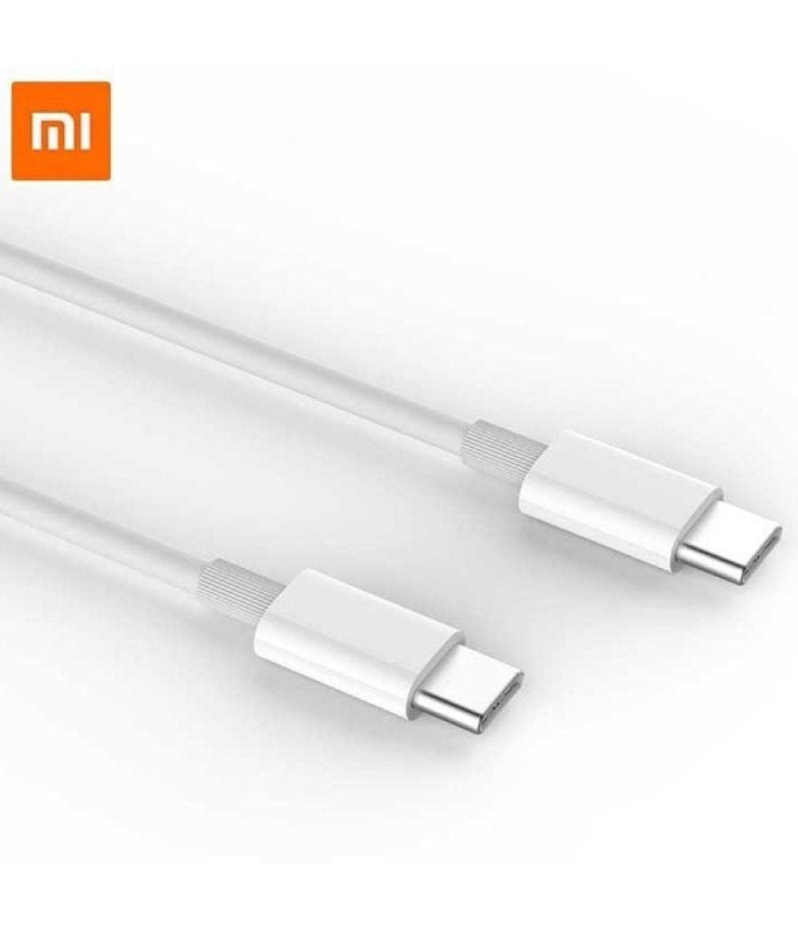 Cable usb 2.0 tipo c xiaomi sjv4108gl/ usb tipo-c macho - usb tipo-c macho/ 1.5m/ blanco