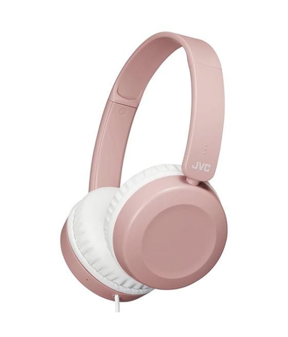 Headset jvc ha-s31m-a-e con cable jack 3.5mm microfono integrado color rosa