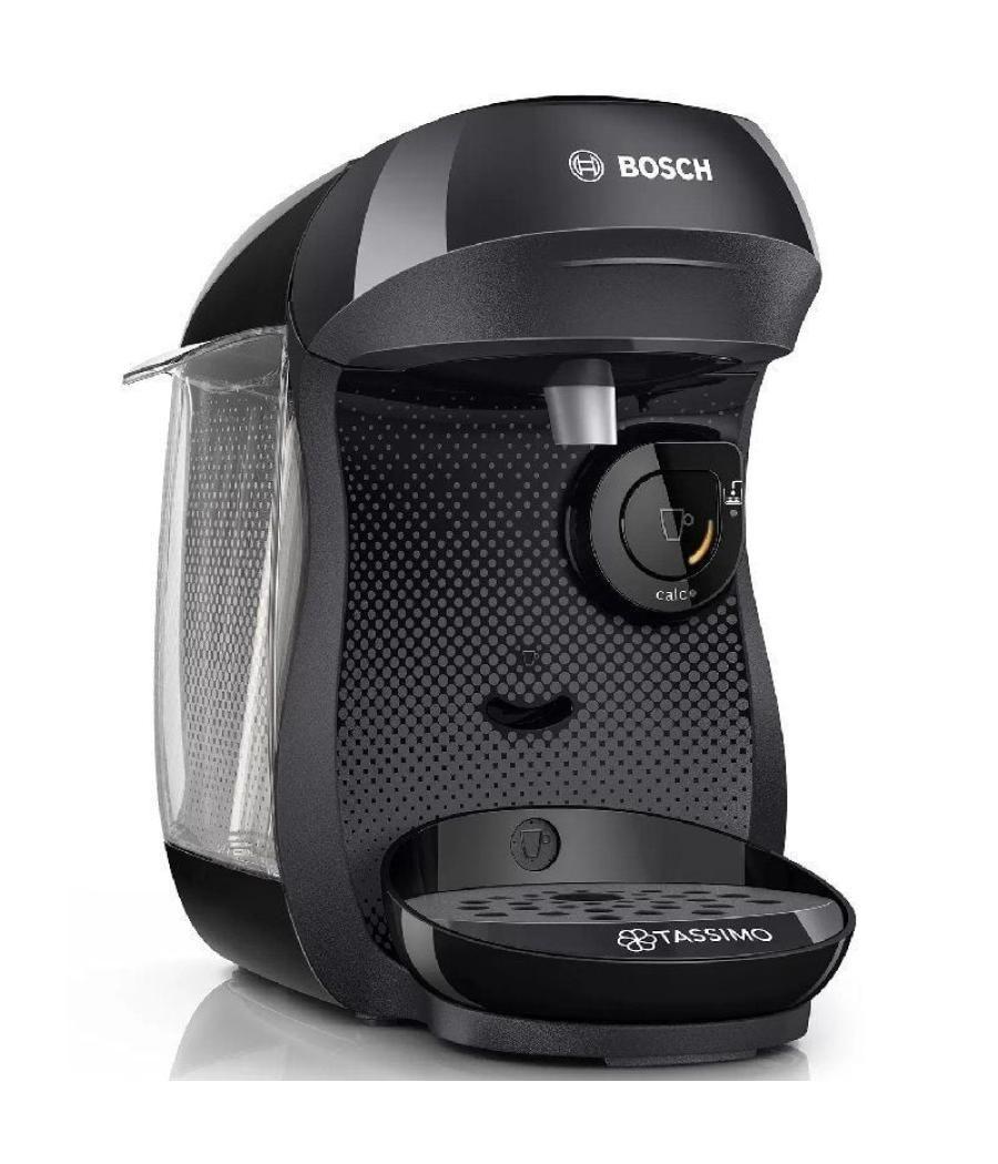 Cafetera de cápsulas bosch tassimo happy/ negra/ incluye descuento 10 euros en café