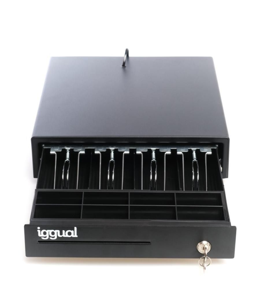 Iggual cajón portamonedas iron-15 37cm 4+8 negro