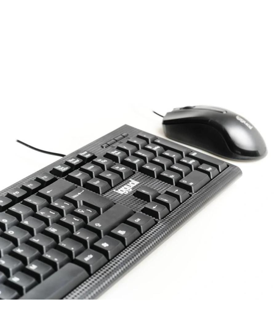Iggual kit teclado y ratón cmk-business negro