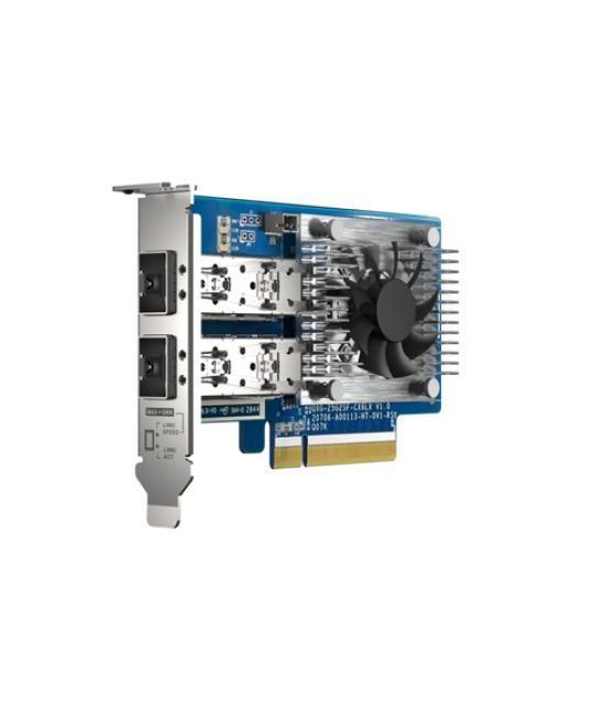 QNAP QXG-25G2SF-CX6 adaptador y tarjeta de red Interno Fibra 25000 Mbit/s