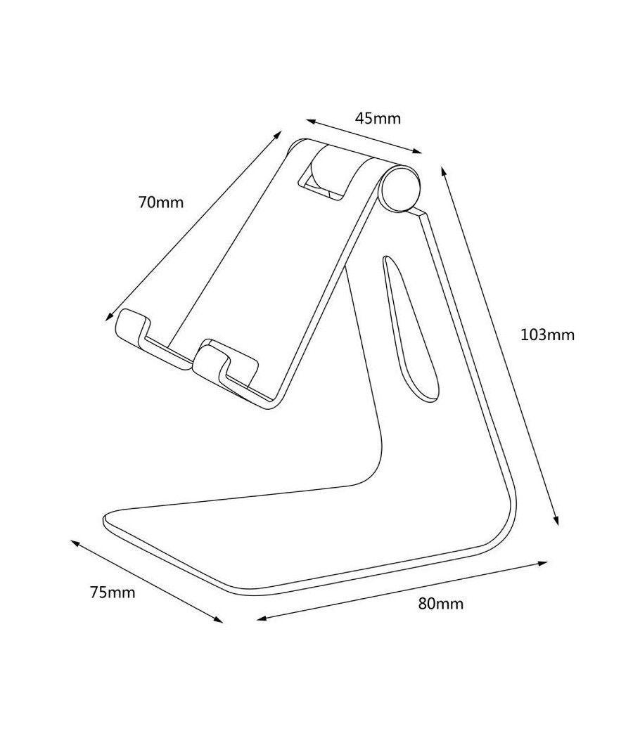 Soporte para Smartphone/Tablet Aisens MS1PM-083/ Gris - Imagen 5