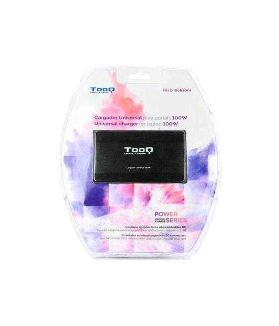 TooQ CARGADOR UNIVERSAL PORTATIL TQLC-100BS01M 100W 3 EN 1 USB - Imagen 5