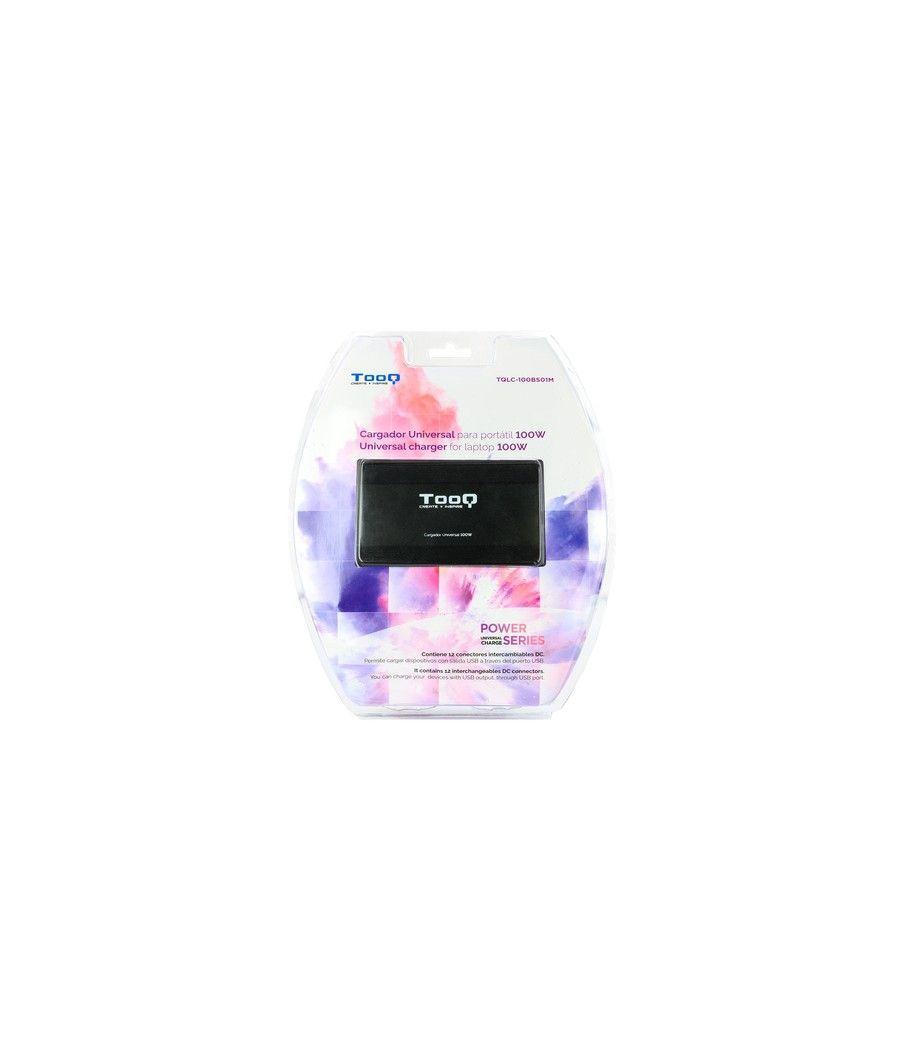 TooQ CARGADOR UNIVERSAL PORTATIL TQLC-100BS01M 100W 3 EN 1 USB - Imagen 5
