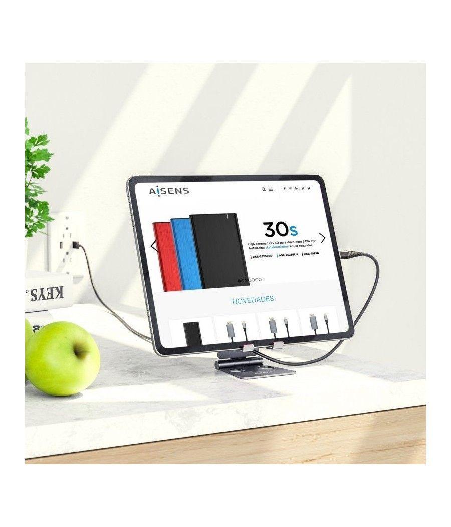 Soporte para Smartphone/Tablet Aisens MS2PM-088/ Gris - Imagen 4