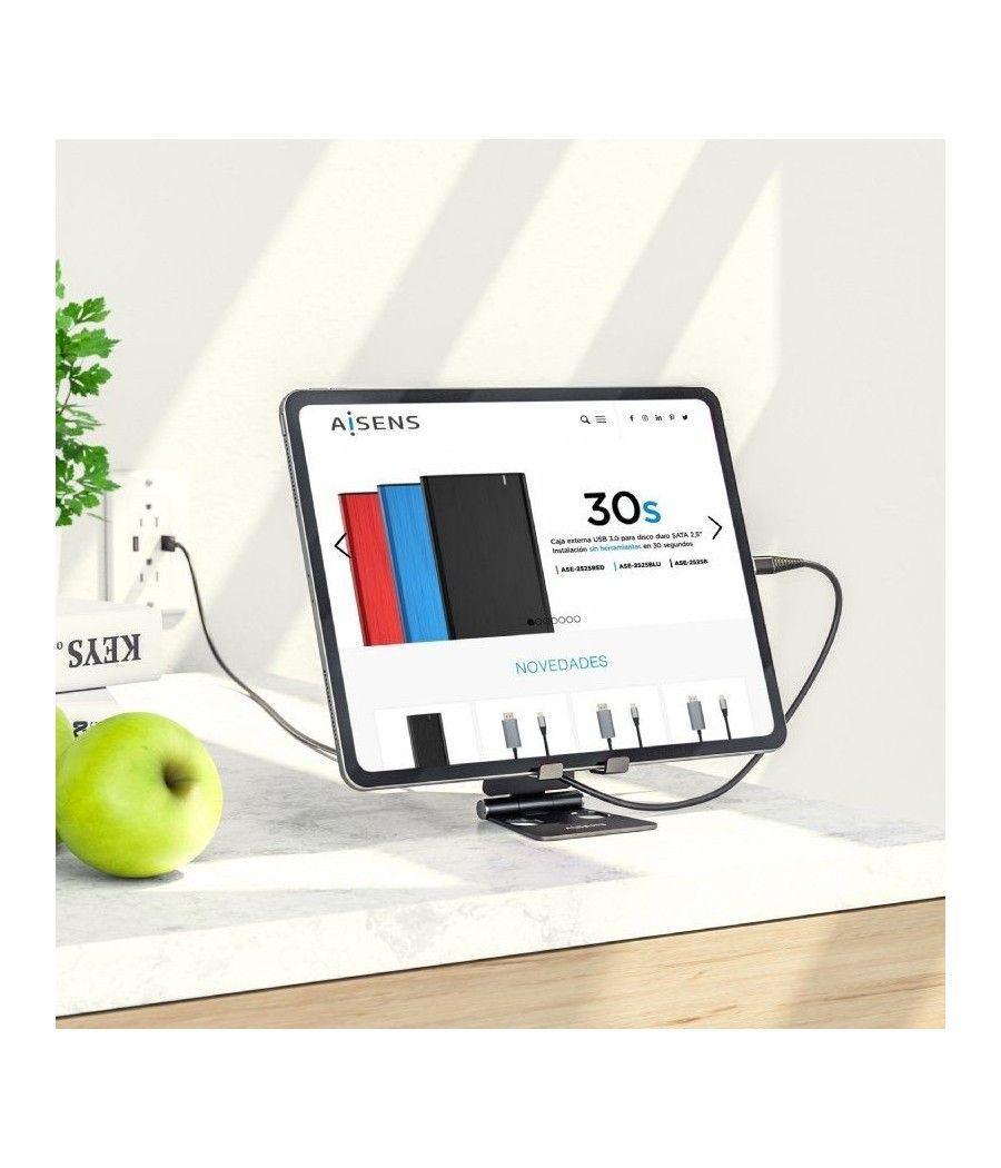 Soporte para Smartphone/Tablet Aisens MS2PM-090/ Negro - Imagen 4