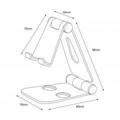 Soporte para Smartphone/Tablet Aisens MS2PM-090/ Negro - Imagen 5