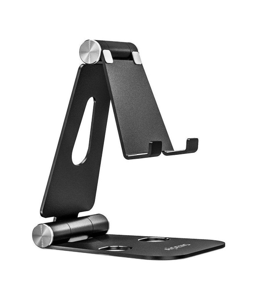 Soporte para Smartphone/Tablet Aisens MS2PXL-096/ Negro - Imagen 1