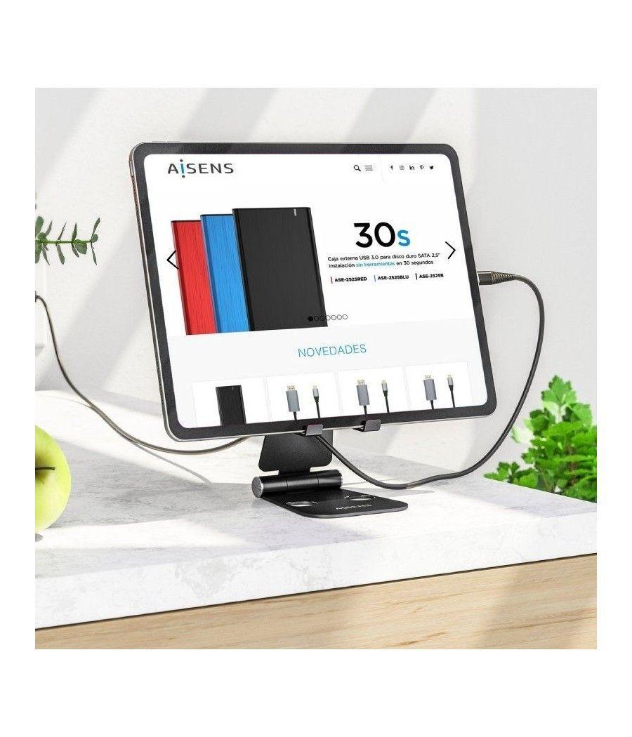 Soporte para Smartphone/Tablet Aisens MS2PXL-096/ Negro - Imagen 3