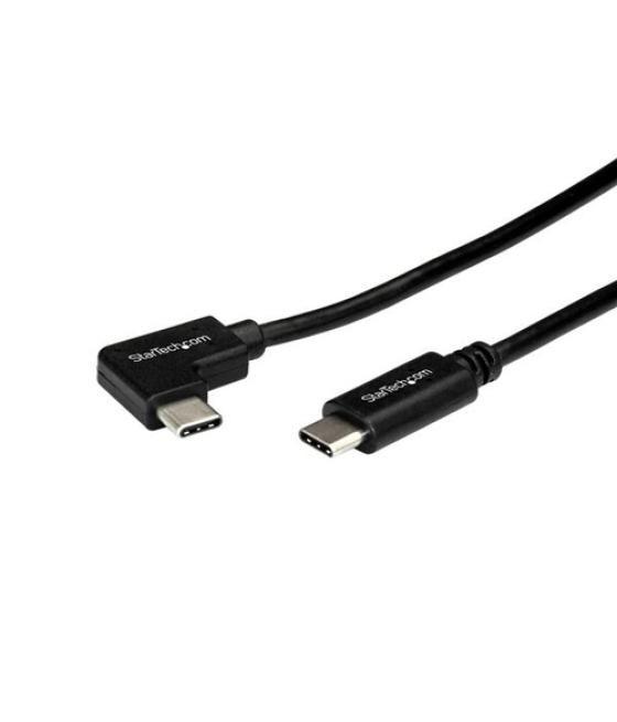 StarTech.com Cable de 1m USB-C a USB-C Acodado a la Derecha - Cable USB Tipo C en Ángulo a la Derecha - Cable USBC en Ángulo
