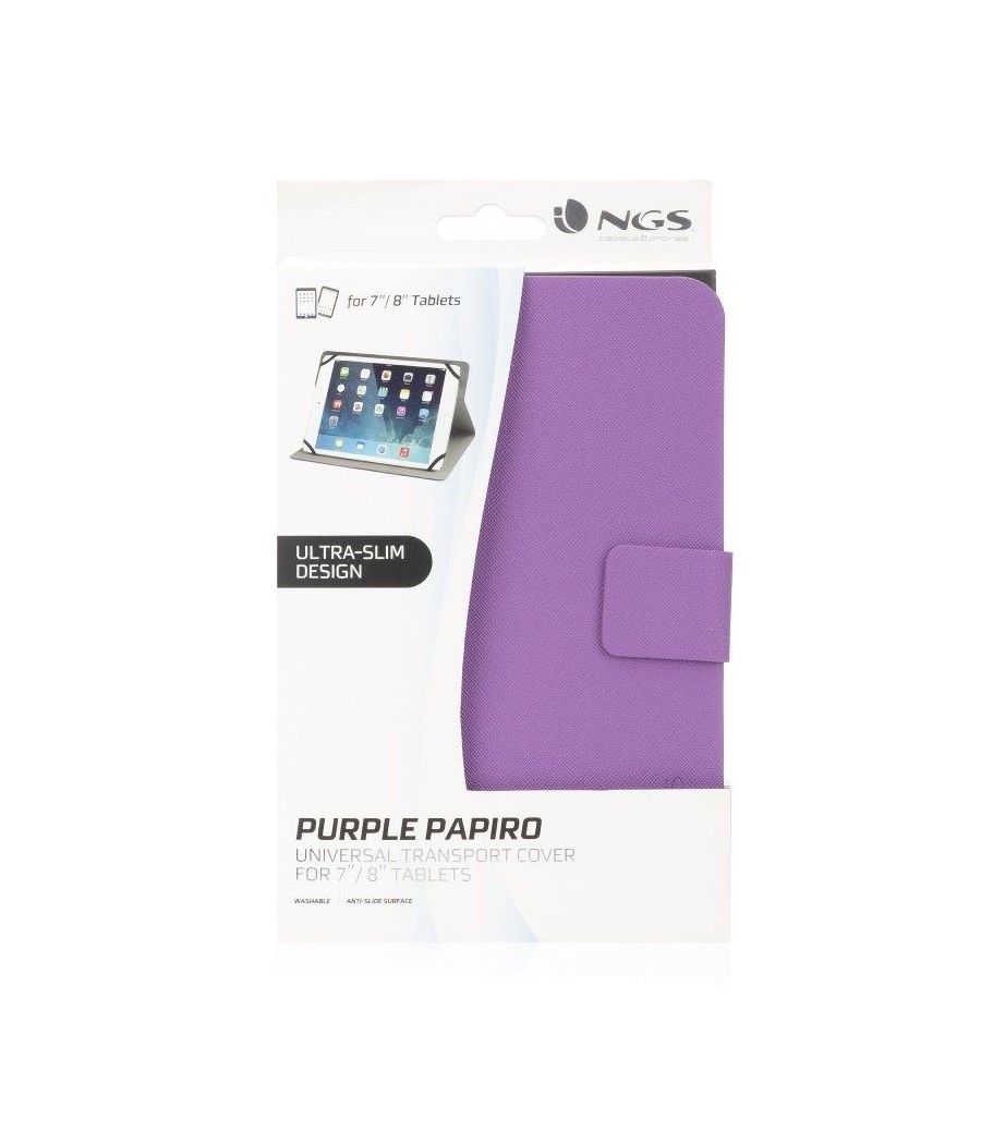 Funda NGS Papiro para Tablets de 8'/ Púrpura - Imagen 3