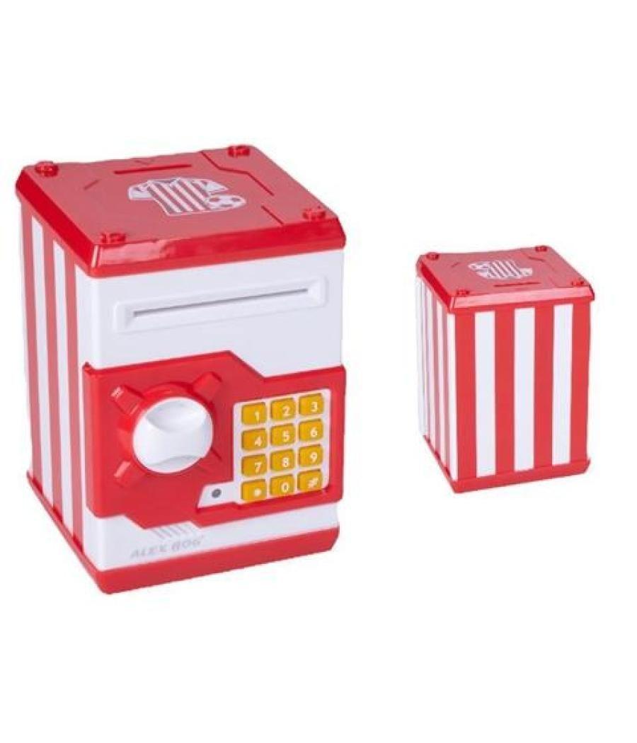 Roymart hucha caja fuerte atletico de madrid 18x13x12 cm