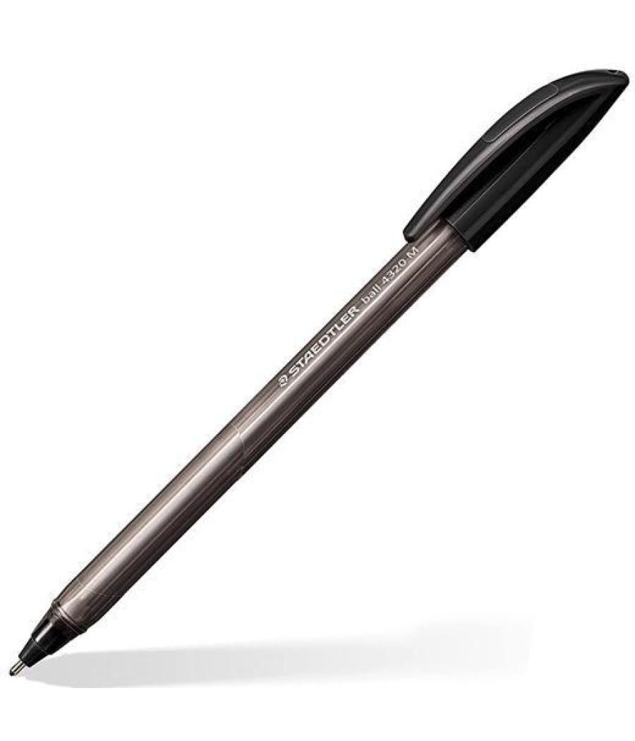 Staedtler bolígrafo ball 4320 m 1,0mm triangular negro 10u