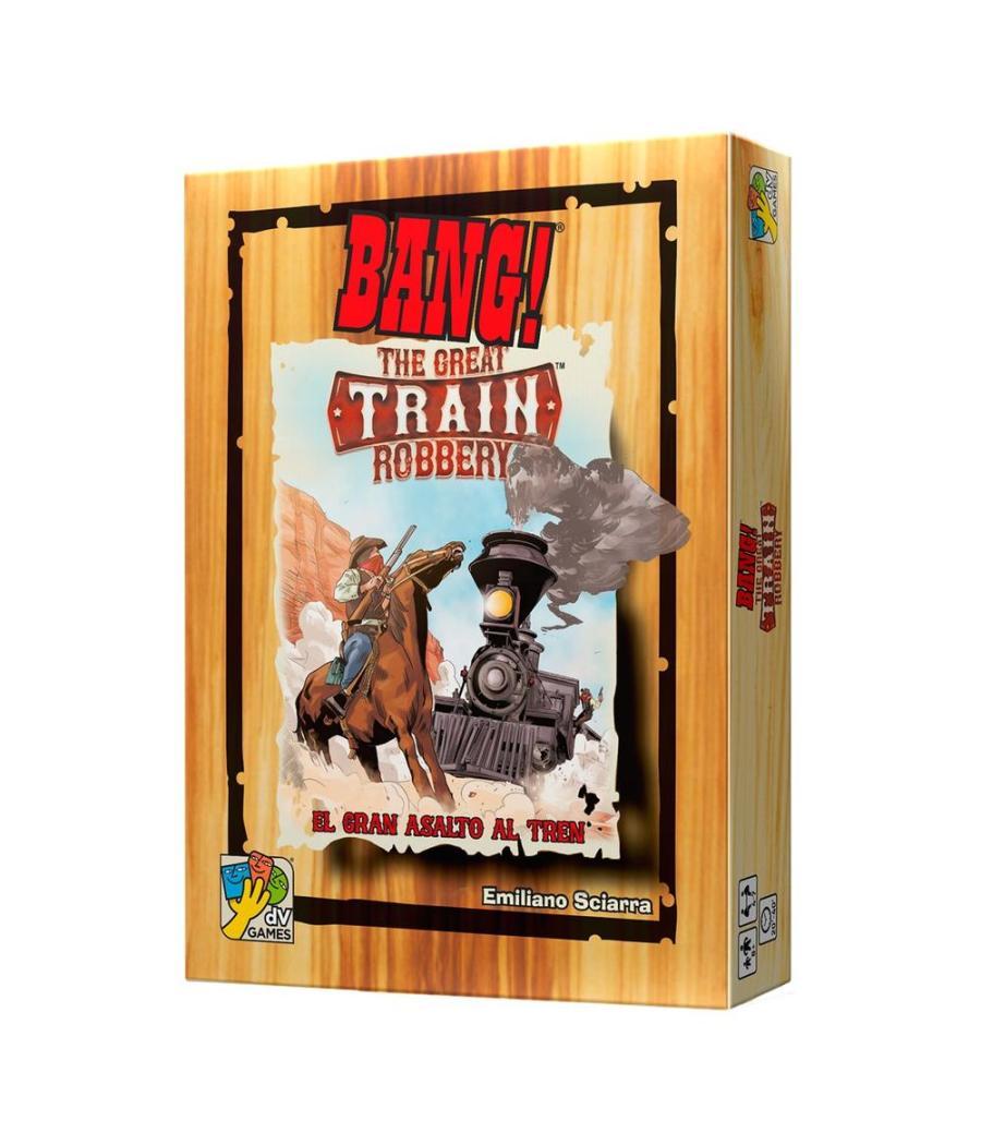 Juego de mesa bang! el gran asalto al tren