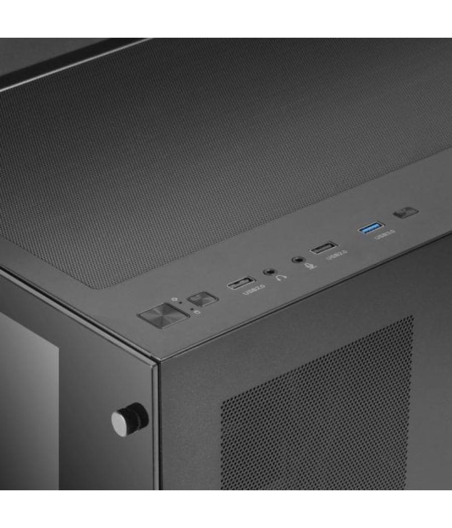 Caja ordenador mars gaming mcv3 negro e - atx 1 x usb 3.2 2 x usb 2.0