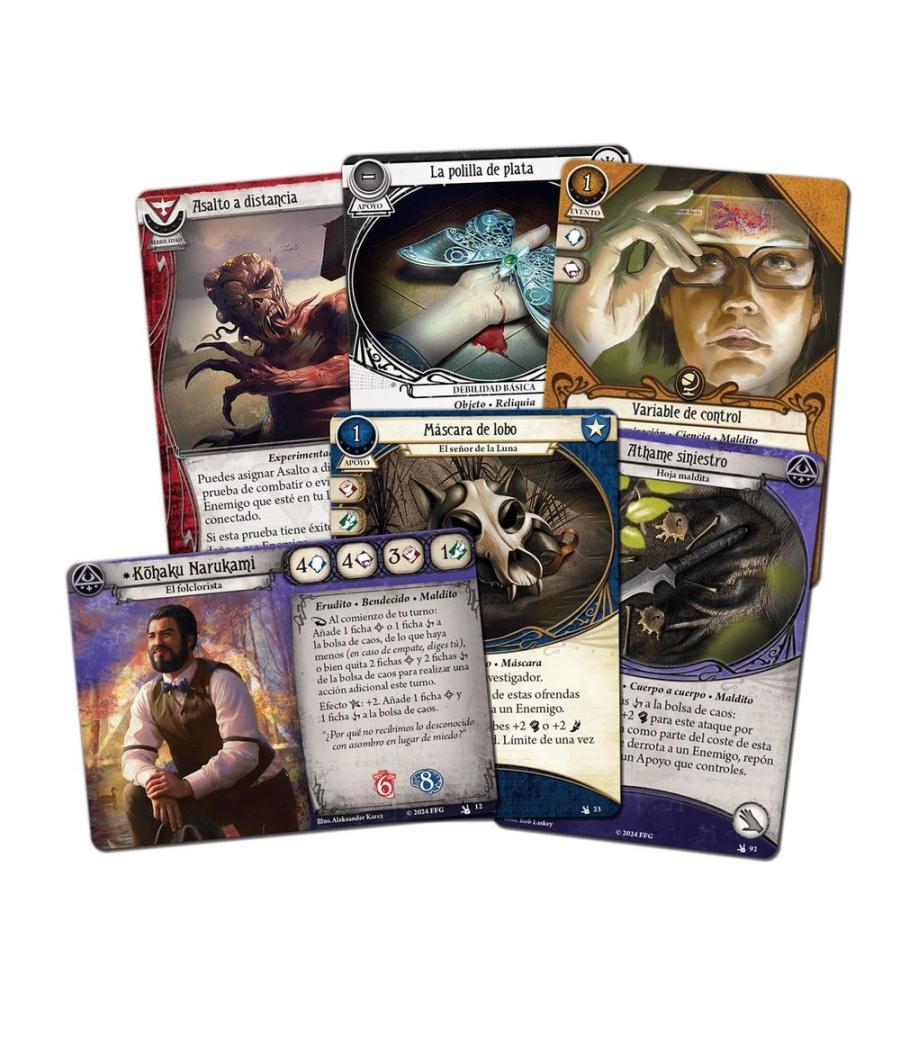 Juego de mesa arkham horror lcg la fiesta del valle de la cicuta expansion investigadores edad recomendada 14 años