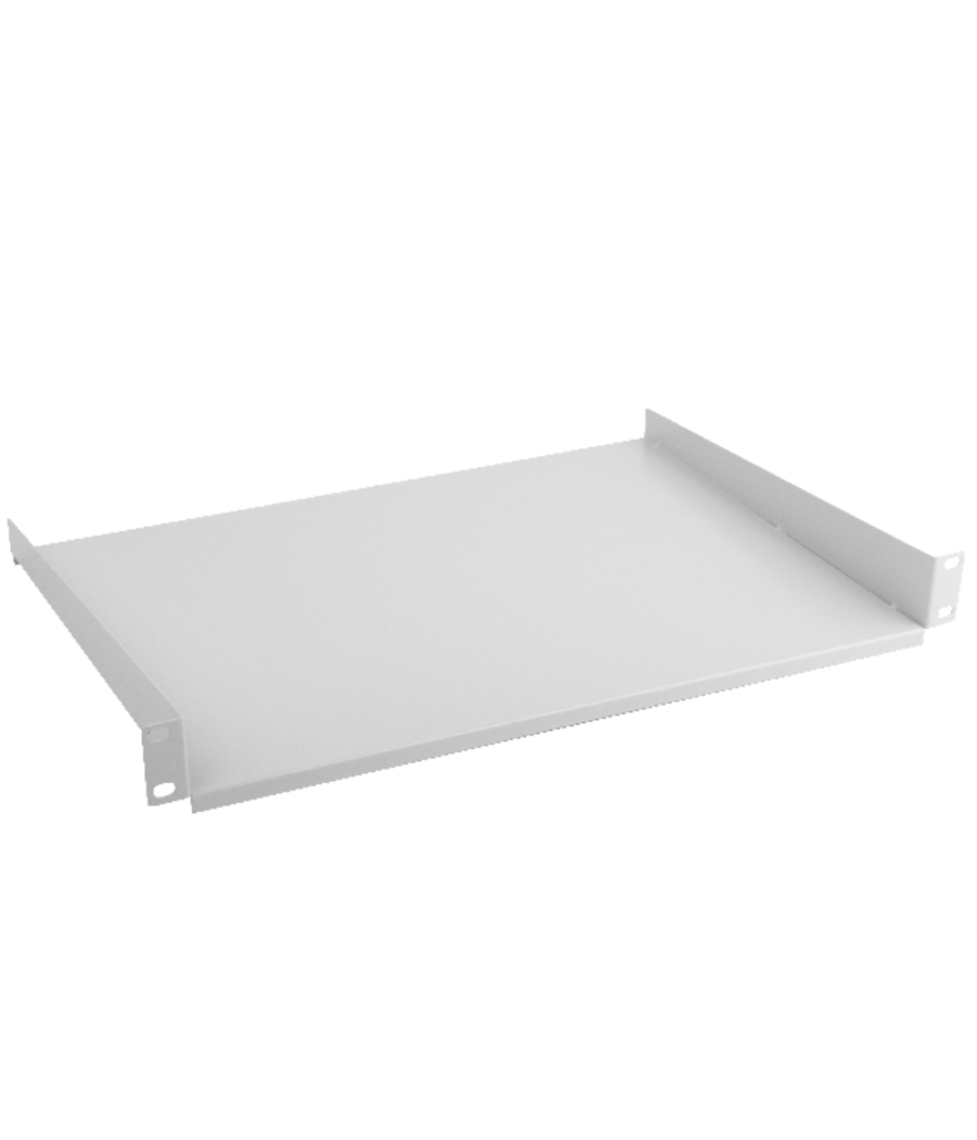 Bandeja fija lanberg 1u 483x315 mm hasta 20 kg rack de 19 gris