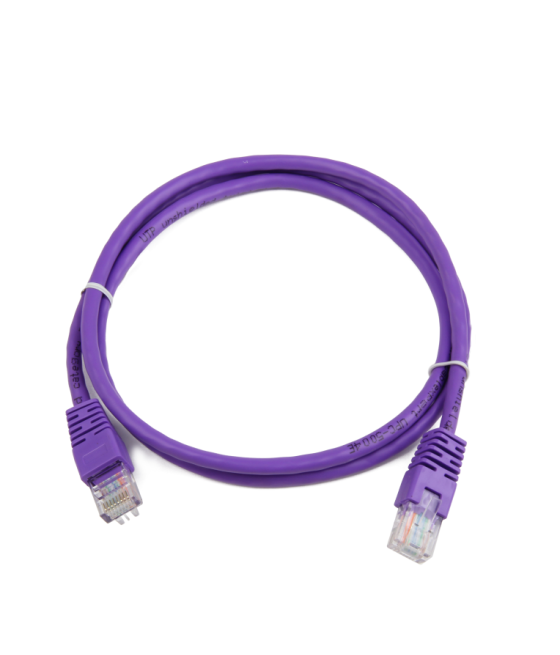 Cable red cat5e gembird utp violeta 0,25 m