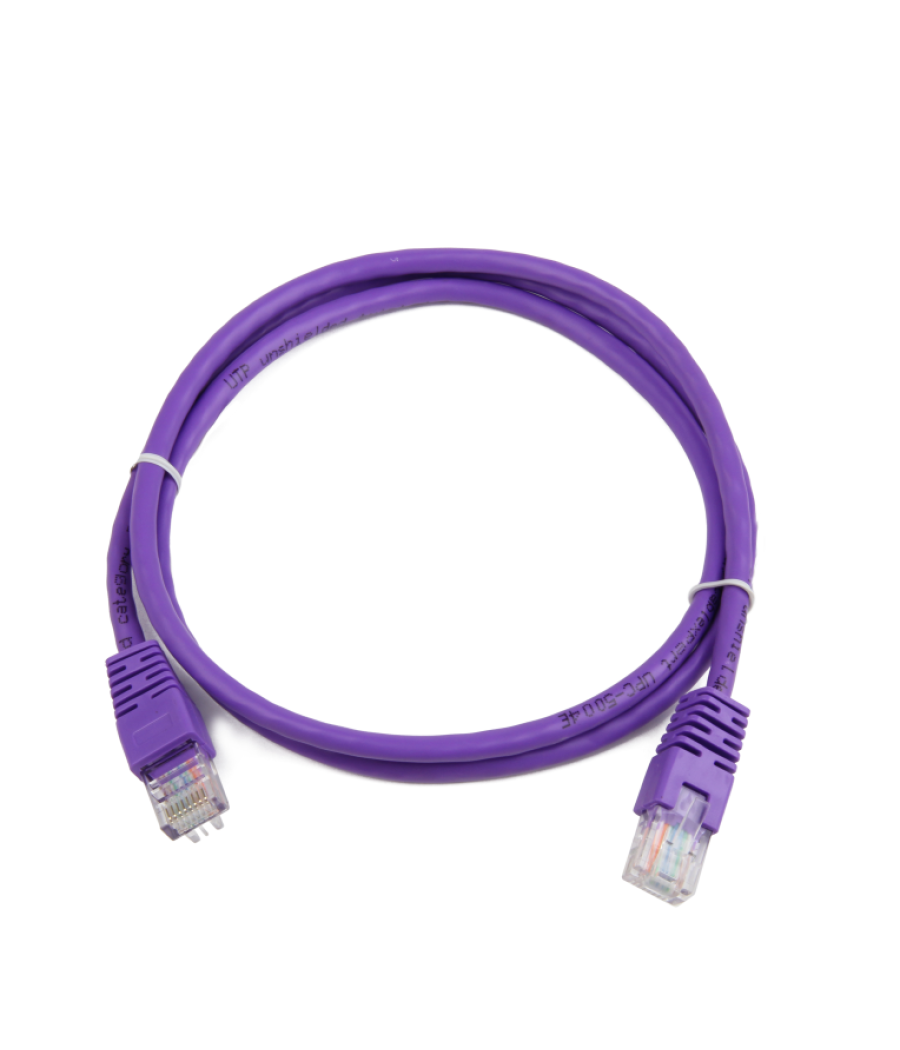Cable red cat5e gembird utp violeta 0,25 m
