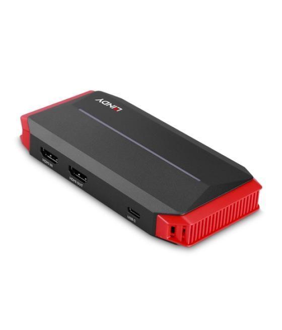 Lindy 43377 dispositivo para capturar video HDMI/USB 3.2 Gen 1 (3.1 Gen 1)