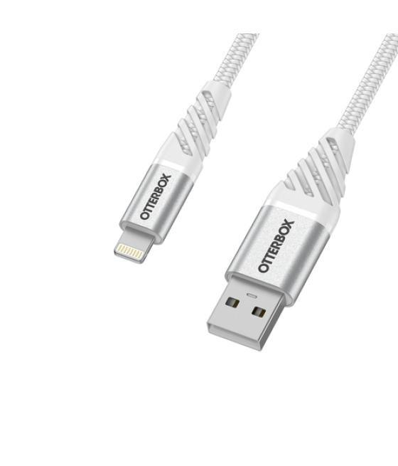 OtterBox Premium Cable USB A-Lightning 1M, Cloud Sky White