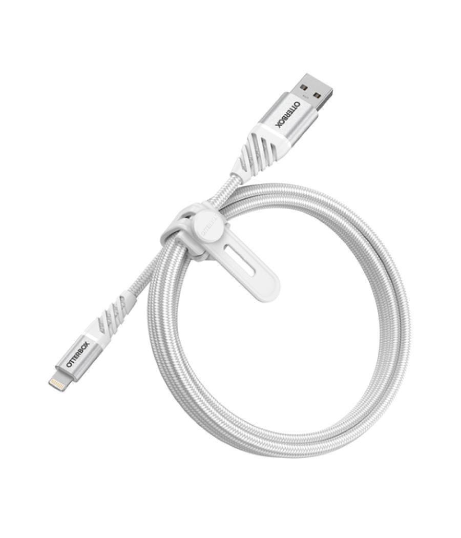 OtterBox Premium Cable USB A-Lightning 1M, Cloud Sky White