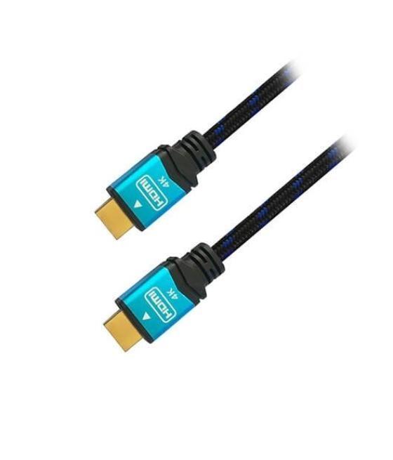 Cable hdmi 2.0 premium(a)m a hdmi(a)m aisens 1m negro-azul