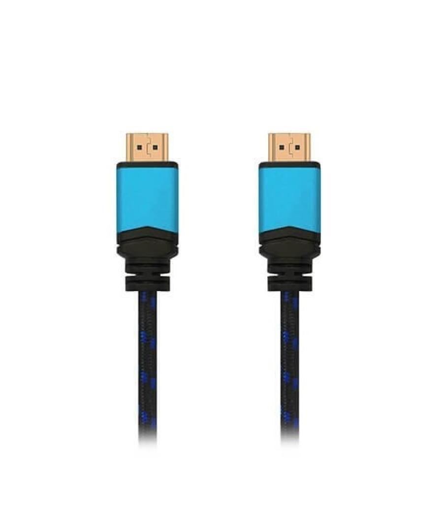 Cable hdmi 2.0 premium(a)m a hdmi(a)m aisens 1m negro-azul