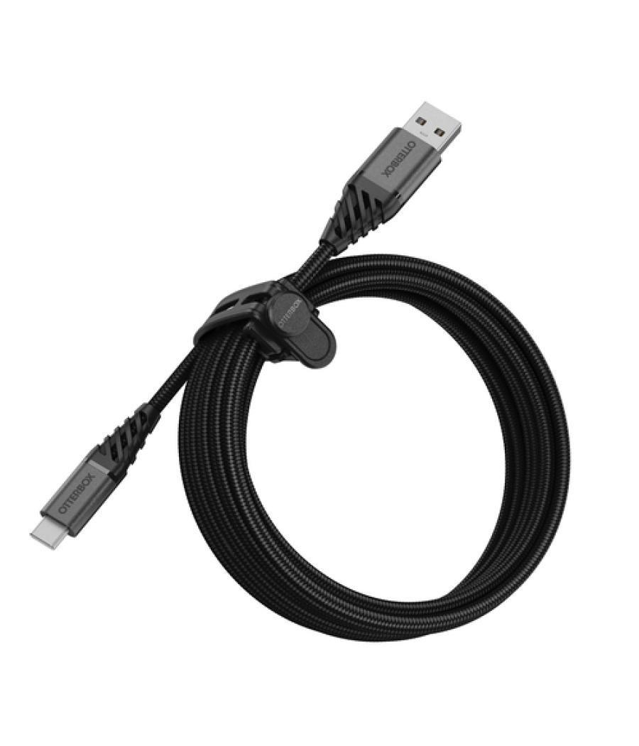 OtterBox Premium Cable USB A-C 3M, negro