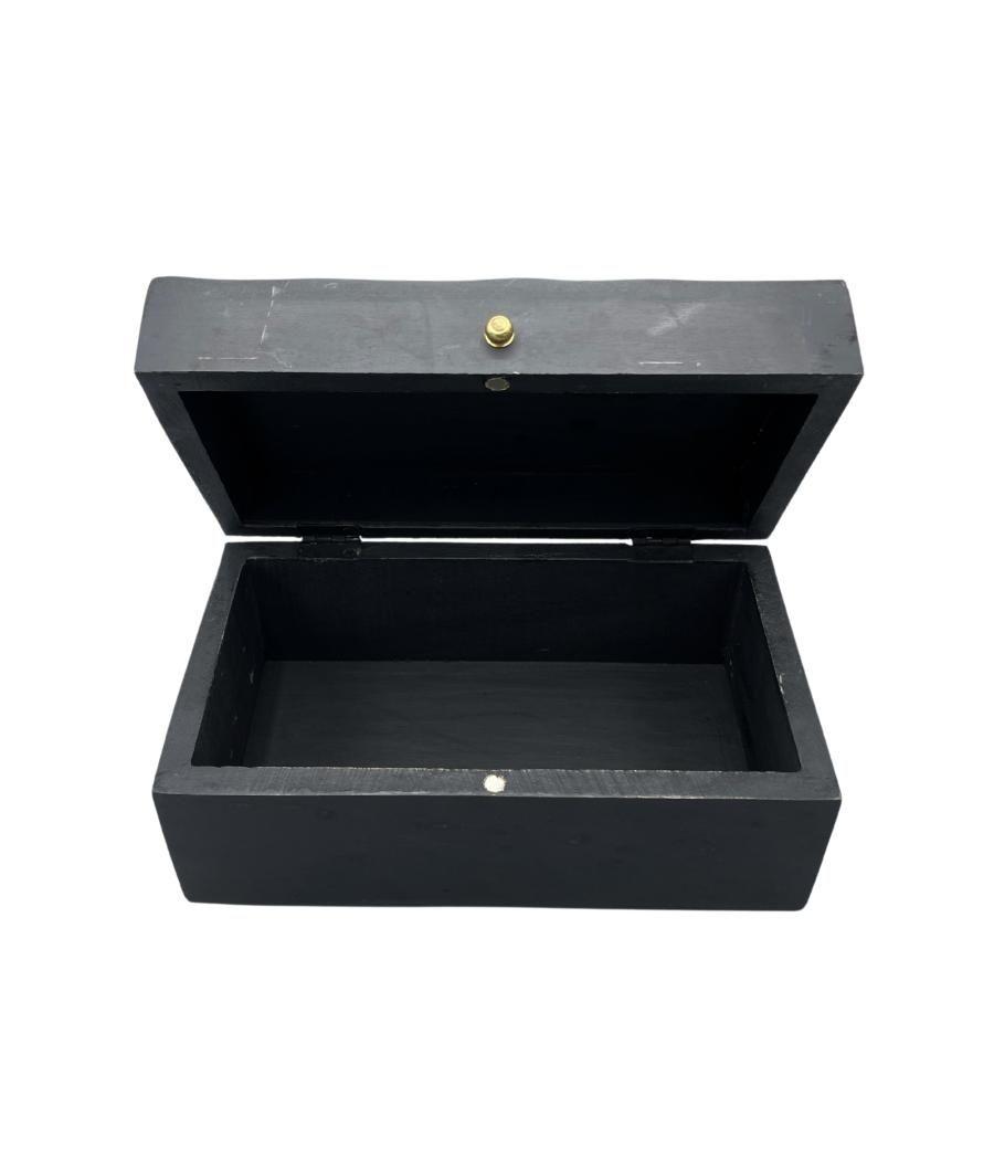 Vintage Deco - Caja Multiusos - 22x12x10cm - Remolinos Negros