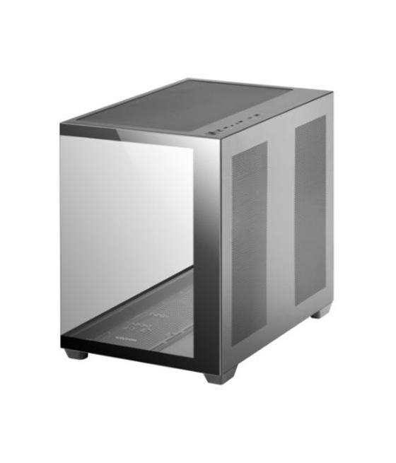 Caja torre e-atx mars gaming mcv4 black xxl premium custom doble ventana de cristal templado continuo sin fuente de alimentacion