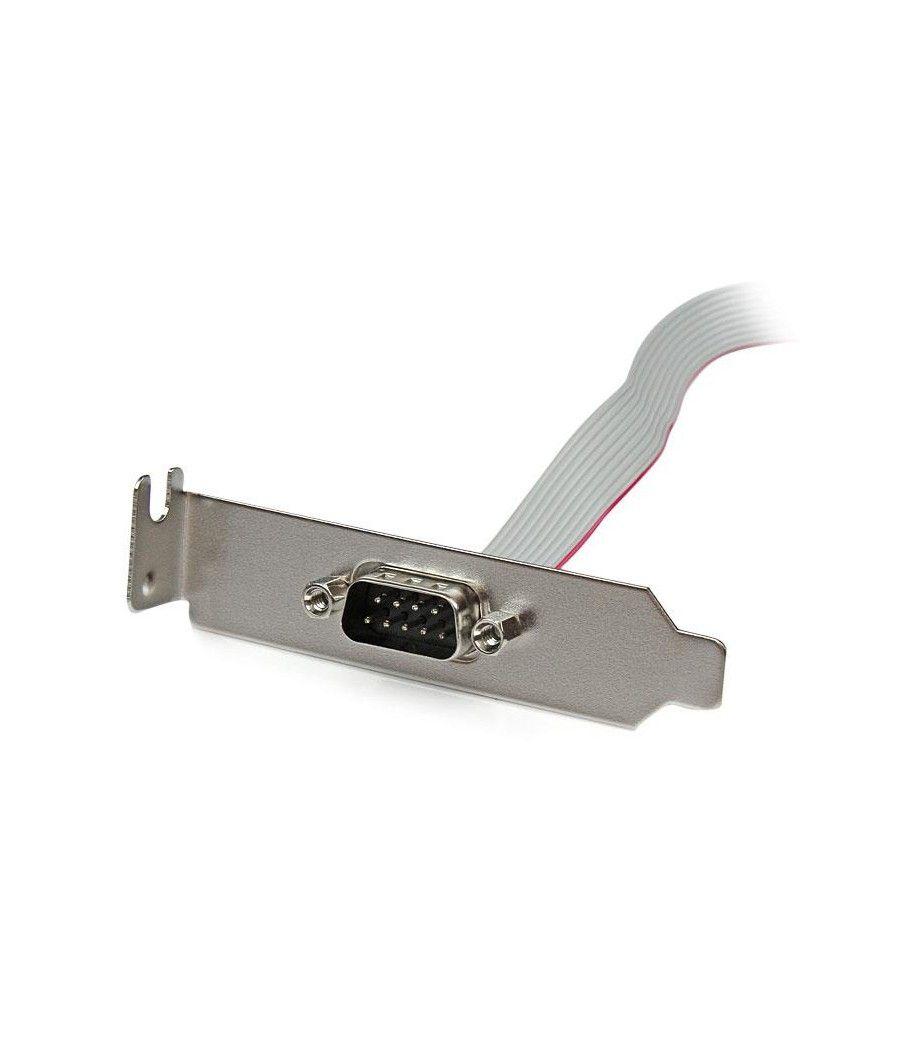 StarTech.com Adaptador de 0.4m Header Cabezal Bracket Serie Serial DB9 RS232 a IDC 10 Pines Placa Base Perfil Bajo - Imagen 3