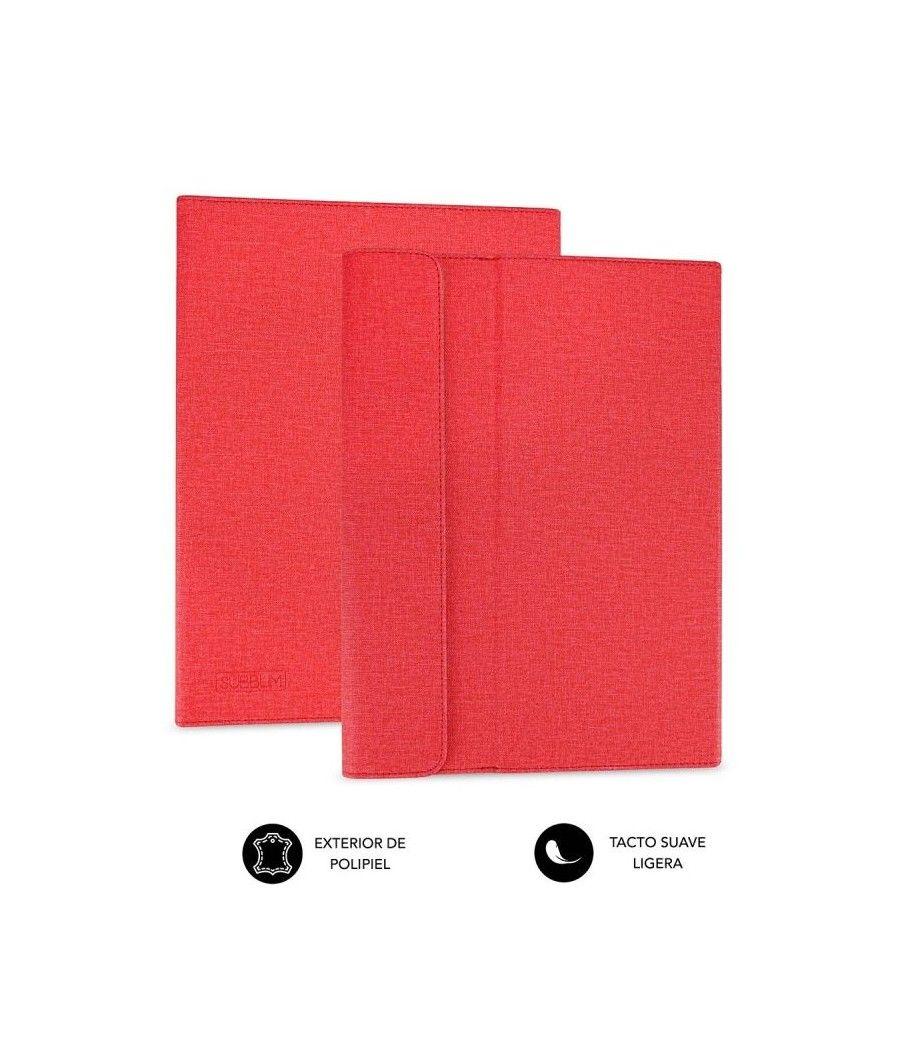 Funda Subblim Clever Stand para Tablets de 10.1'/ Roja - Imagen 3
