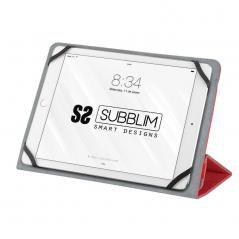 Funda Subblim Clever Stand para Tablets de 10.1'/ Roja - Imagen 4