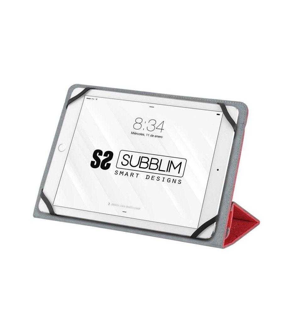 Funda Subblim Clever Stand para Tablets de 10.1'/ Roja - Imagen 4