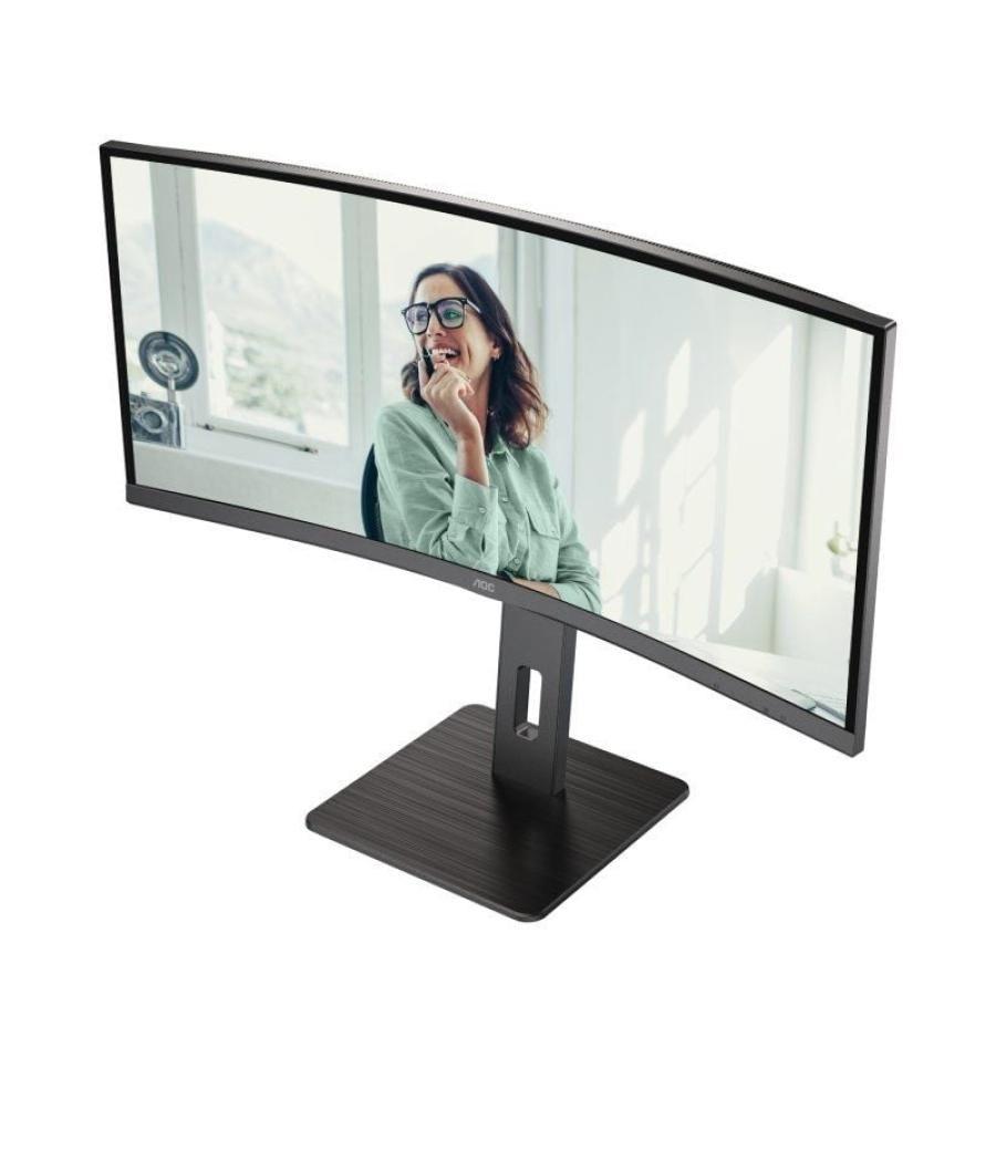 Monitor profesional curvo aoc cu34p3cv 34'/ wqhd/ multimedia/ negro