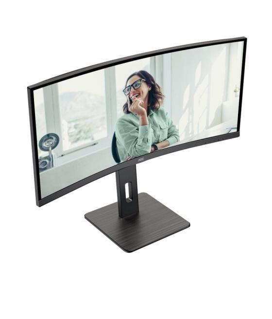Monitor profesional curvo aoc cu34p3cv 34'/ wqhd/ multimedia/ negro