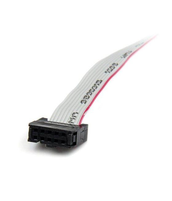 StarTech.com Adaptador de 0.4m Header Cabezal Bracket Serie Serial DB9 RS232 a IDC 10 Pines Placa Base Perfil Bajo - Imagen 5