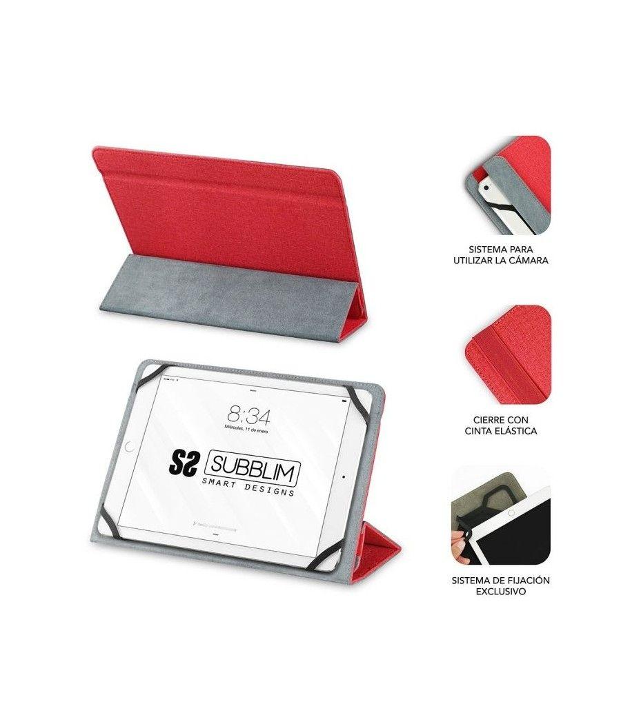 Funda Subblim Freecam para Tablets de 10.1'/ Roja - Imagen 4