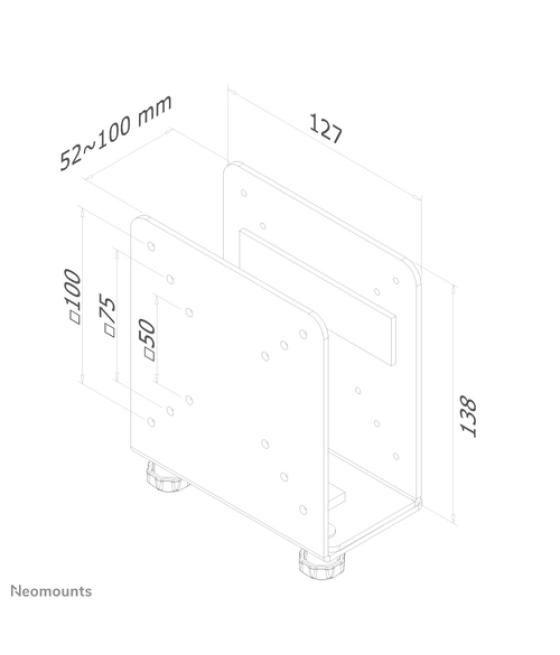 Neomounts by Newstar apoyo CPU delgada